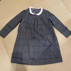 ユニクロ フォーマルワンピース グレー 120