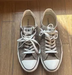 CONVERSE 茶色　コーデュロイ