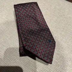 dunhill 幾何学模様 ネクタイ