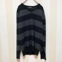 JILL BLAZE ストライプニットセーター Lサイズ