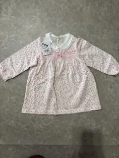 ★新品未使用★ミキハウス 花柄シャツ 80