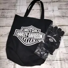 HARLEY-DAVIDSON トートバッグ 軍手手袋 セット売り