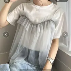 RANAN チュールビスチェドッキングＴシャツ