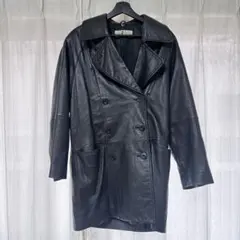 HIROKO KOSHINO ブラックレザージャケット