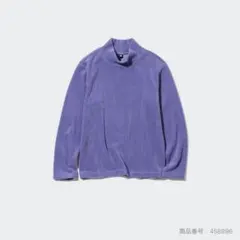 リブフリースハイネックTシャツ　UNIQLO