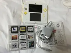 ニンテンドー2DS ホワイト/イエロー 本体と付属品