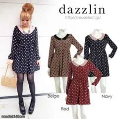 dazzlin ドットワンピース