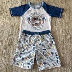 Mickey サーフデザイン 水着セット 7才　130