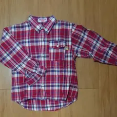 ■お値下げ中！110cm ミキハウス 厚手シャツ■