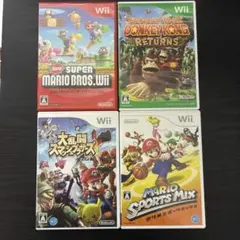 Wii スマブラ　マリオスポーツミックス　マリオブラザーズ　ドンキーコング