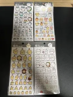 ちいかわ 4サイズステッカー4点セット うさぎハチワレちいかわ