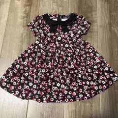 BeBe 花柄ワンピース 100cm