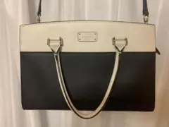 kate spade 2way バイカラーバッグ