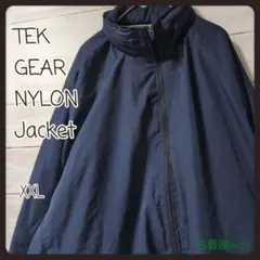 90Ｓ古着TEKGEARテックギアナイロンジャケットジッパーブルゾンパーカー