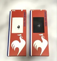 ルコックスポルティフ(ゴルフ)レギュラー丈 箱入りソックス　2足セット