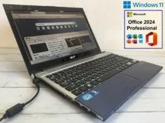 エイサー ASPIRE 3830T 13.3型 薄い/Office/WIn11のサムネイル