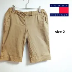 トミーヒルフィガー メンズ 半パン ハーフパンツ きれいめコーデ Ｓ相当 細身