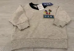 【新品・タグ付き】PEZ 薄手トレーナー 90cm デザイン袖