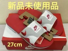 NIKE AIR MAX 1 SlideWhite UniversityRed