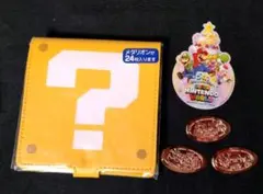 ユニバ　ニンテンドーワールド　5周年限定メダリオン3種&専用ケースセット&おまけのサムネイル