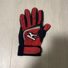 Mizuno バッティング用手袋 赤/黒
