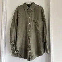 ZARA リネン100% オーバーサイズシャツのサムネイル