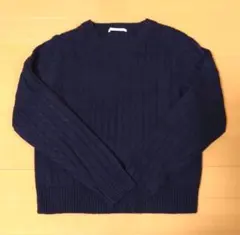Мサイズ、RETRO GIRL　レトロガール ネイビーのセーター！
