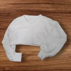 ​GRL グレイル シャギーニットトップス Fサイズ ホワイト YT486