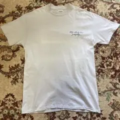 80s アニマル　シングルステッチ　USA製　ヴィンテージ　水色　古着　Tシャツ