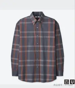 UNIQLO U ワイドフィットチェックシャツ　長袖