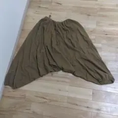 春*彦様 カーキ色 ゴム入り サルエルパンツ