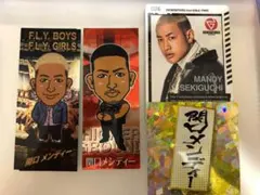 関口メンディー 千社札 スクエアステッカー botカード