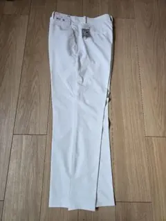 ユニクロ　スマートアンクルパンツ　白　L　通常丈　カジュアルパンツ