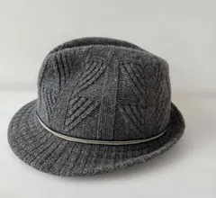 OVERRIDE フェルトハット 中折れ帽 グレー
