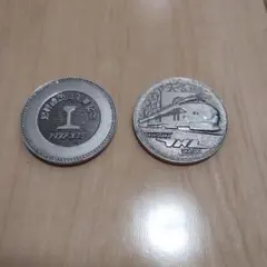 DT22A台車 金属製銘板 プレート 記念メダル 鉄道部品 パーツ 昭和