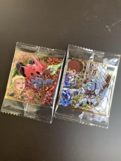 サ*ん様 ガンダムウエハースvol.4 (アムロ・レイ　シャア・アズナブル) ＋