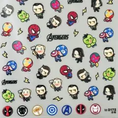 #2172 超立体ネイルシール マーベル ソー ハルク アベンジャーズ　新品