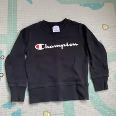 Champion トレーナー ブラック 100