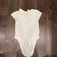 ギャップ　アイボリー 襟付きロンパース 95cm未満