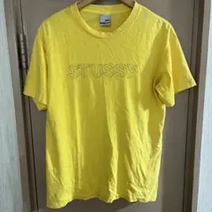 stussy ヴィンテージTシャツ　USA製　アメリカ製　イエロー　黄色　M