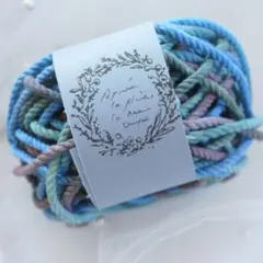 マクラメ 手染め3mm 3本撚りフェアトレードオーガニックコットン 5m 004