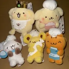 ポムポムプリン ぬいぐるみS コック帽 王冠 マフィン 30周年