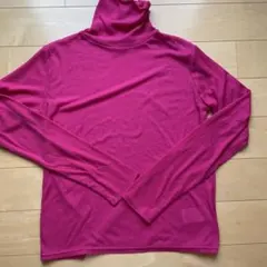 お値下げしました！ロペピクニック　シアーフリルタートルネック　ピンク