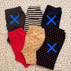 ユニクロ レギンス パンツ【110㎝】３枚
