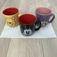 ミッキー・プーさん・デイジー マグカップ 3個セット(バラ売り可)