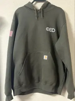 Carhartt オリーブグリーン L ルーズフィットパーカー レア