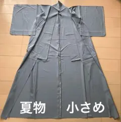 夏物 色無地 着物 水色