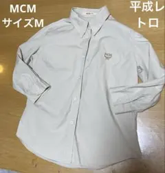 平成レトロ　MCM ベージュ長袖シャツレディース/Mサイズのサムネイル