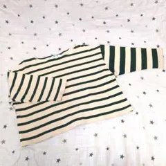 B:MING by BEAMS / ボートネック ボーダー Tシャツ 100