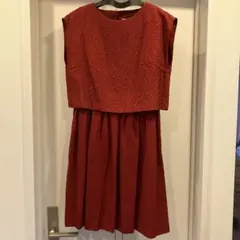 最終値下げ　結婚式、発表会用　ドレス　赤系